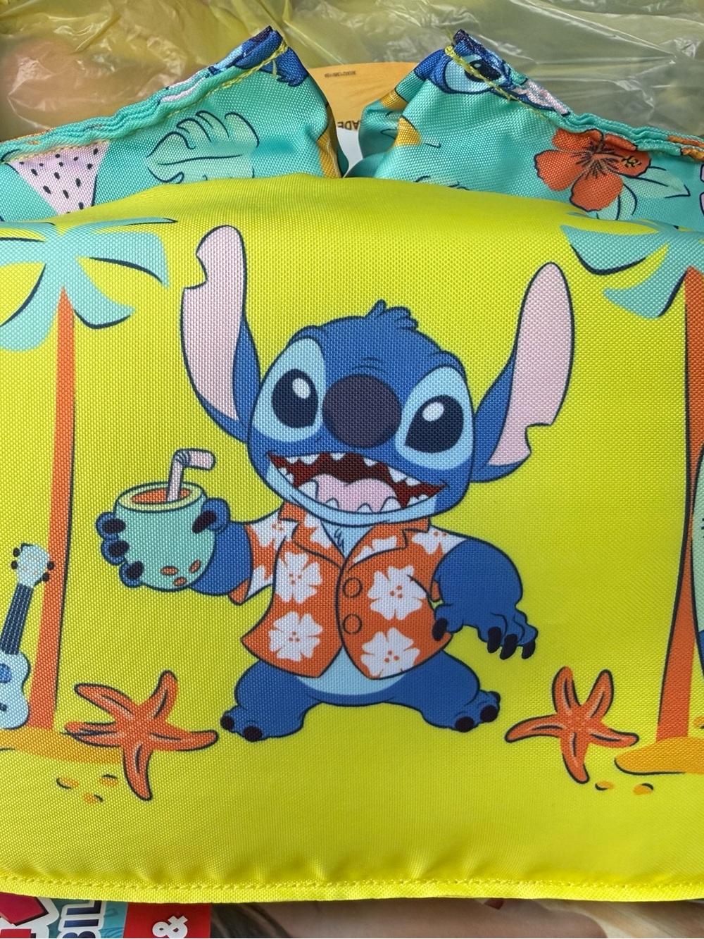 Disney Stitch Yellow Life Vest BNWT